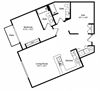 Tobago Floor Plan at Tera Apartments Kirkland, WA Tobago Floor Plan at Tera Apartments Kirkland, WA